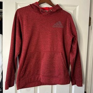 Red adidas sweater